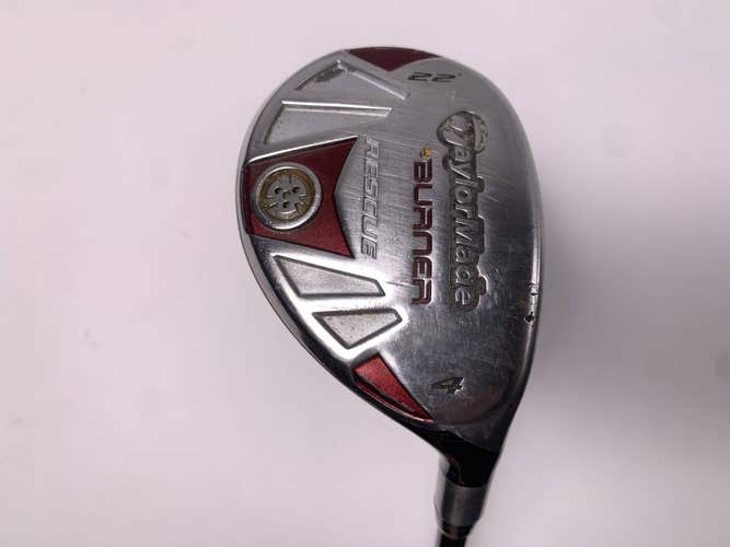 TaylorMade Burner Rescue 4 Hybrid 22* Fujikura Fit On Max 66g Regular RH