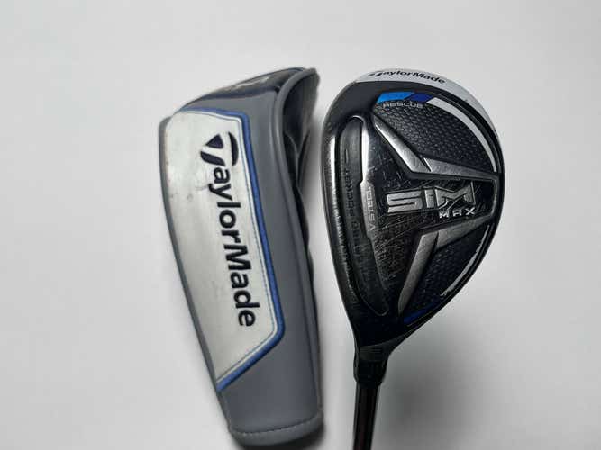 LEFTY TaylorMade SIM MAX 3 Hybrid 19* UST Mamiya Recoil ESX 460 F3 Regular LH HC