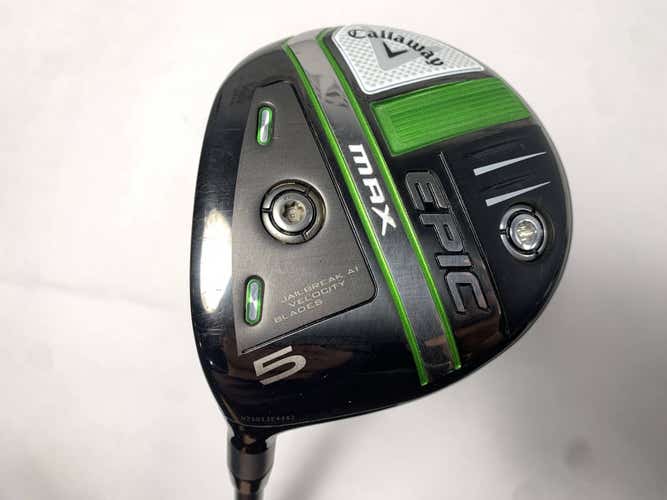 LEFTY Callaway EPIC Max 5 Fairway Wood 18* HZRDUS Smoke iM10 5.0 60g Senior LH