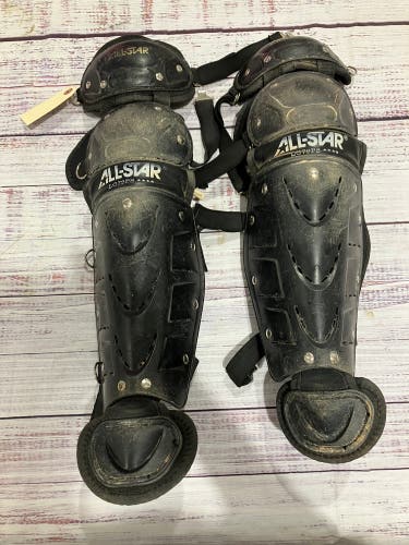 Black Youth All Star LG79PS Catcher's Leg Guard (Used)