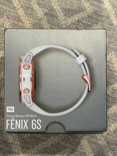 Garmin fēnix 6S Pro 42mm GPS Watch Music Topo Maps Garmin Pay Rose Gold/White