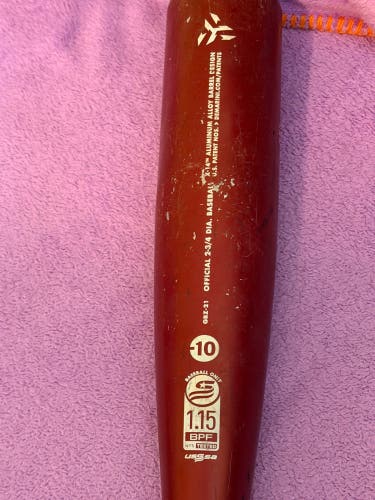 2021 DeMarini The Goods Hybrid USSSA Certified Bat (-10) 19 oz 29" (Used)