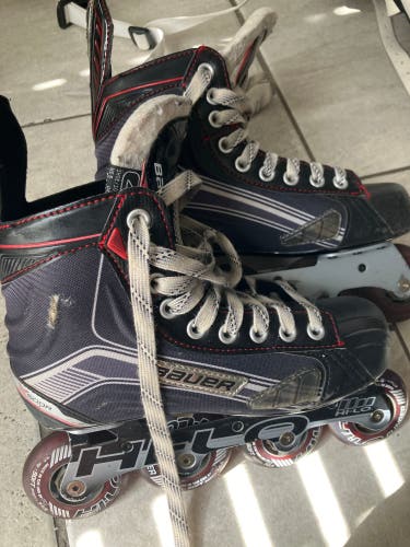 Bauer X500R Inline Skates Regular Width Size 4 (Used)