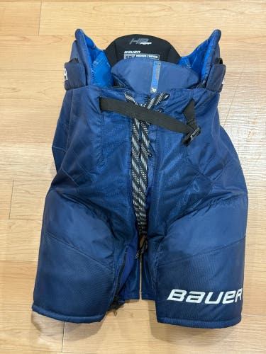 Blue Senior Medium Bauer HP Perf Hockey Pants (Used)