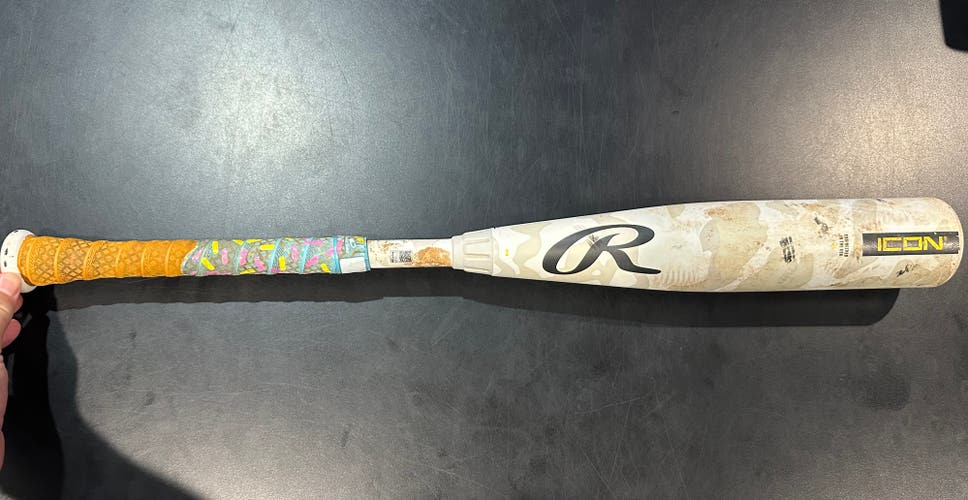 2025 Rawlings Icon Composite USSSA Certified Bat (-10) 17 oz 27" (Used)
