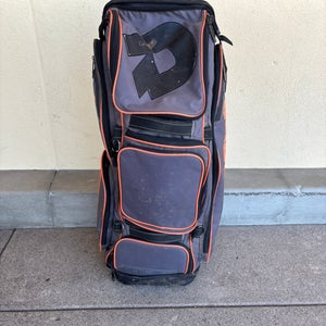 Gray DeMarini Wheeled Catcher's Bag
