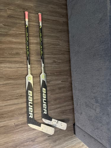 Senior Bauer Agent Regular Goalie Stick 25" Paddle (Used)