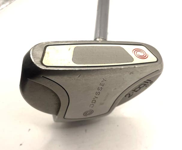 Odyssey White Steel 2-Ball CS 34 Putter center-shafted (needs grip)