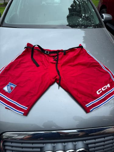 Senior Large CCM  Hockey Pants shells Connecticut Junior Rangers (Used)