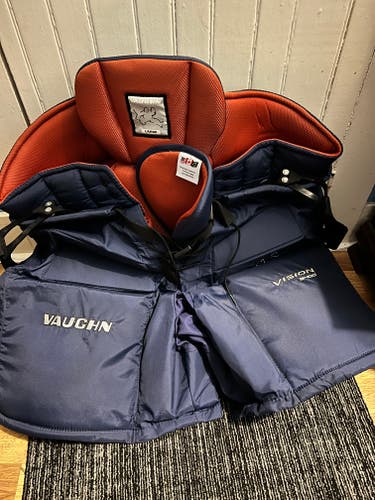 Senior Large Vaughn Vision 9400 Hockey Goalie Pants (Used)