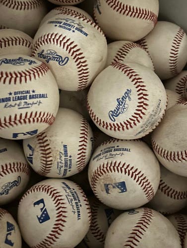 100 Rawlings Official Minor League Baseballs (Used like new)