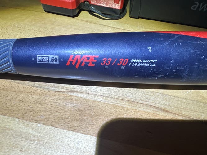 2022 Easton ADV Hype Composite BBCOR Certified Bat (-3) 30 oz 33" (Used)