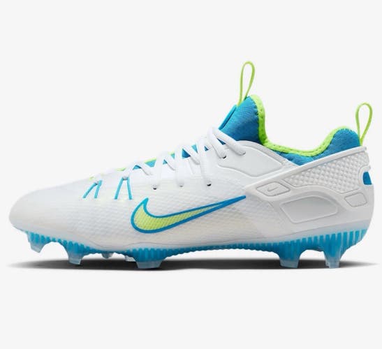 new Men’s/youth 4 - Nike Huarache 9 Elite Low LAX SE “Vivid Blue Volt” FV6147-100