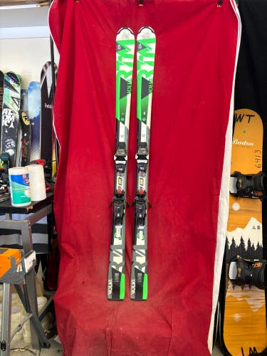 Skis: Volkl 172 cm All Mountain Skis With Bindings (Used)