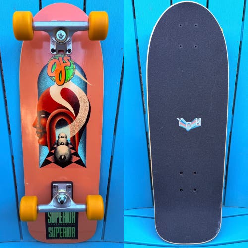 Yow Skateboards Pocket Rem Complete Surfskate Cruiser Skateboard - 9.0” x 26.5”