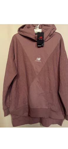NEW! New Balance Oversized Cameo Brown Adult Unisex Medium New Balance Sweatshirt (New)
