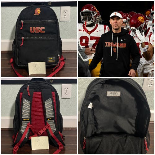 RARE USC Trojans Football Team Issued Nike Utility Heat Backpack
