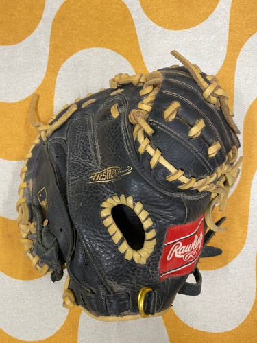 Black Rawlings Highlight Series RH Catcher's Baseball Glove 31.5" (Used)