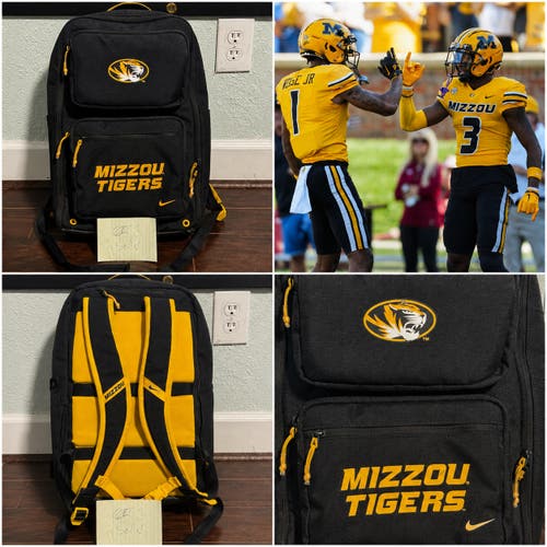 RARE Missouri Tigers Football Team Issued Nike Utility Speed Backpack