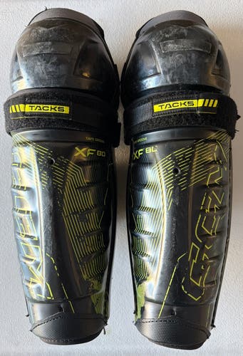 Junior CCM Tacks XF80 12" Shin Pads (Used)