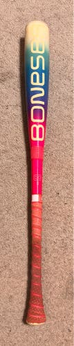 2026 BONESABER HYBRID "SOLAR STORM" USSSA METAL BASEBALL BAT (-8) 30" (Used)
