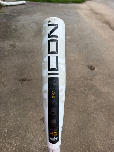 2025 Rawlings Icon Composite USSSA Certified Bat (-10) 17 oz 27" (Used)