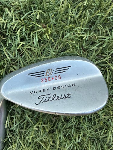 Men's Titleist BV Vokey Left Hand Wedge Steel Shaft (Used) brand new tour wrap standard