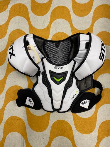 Large Youth STX Cell IV Shoulder Pads (Used)