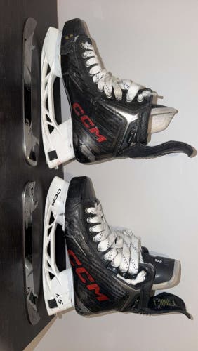 Red 2024 CCM Tacks XF Pro Hockey Skates 7 (Used)