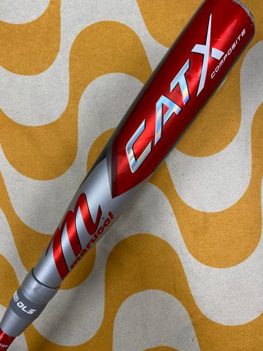 2023 Marucci CAT X Composite Bat USSSA Certified (-10) Composite 16 oz 26" (Used)
