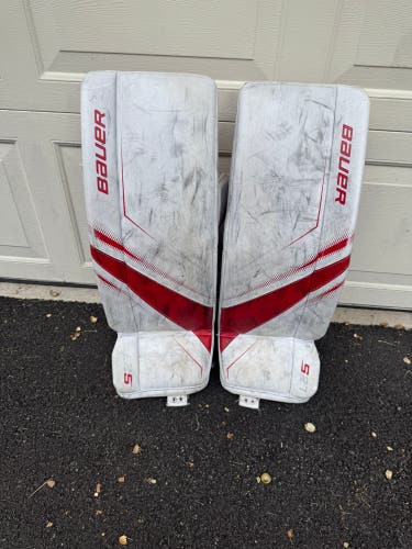 Medium Bauer Supreme S27 Goalie Leg Pads (Used)