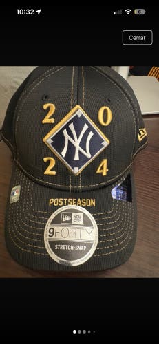 New Era New York Yankees 2024 Postseason 9FORTY Stretch-Snap Hat NWT