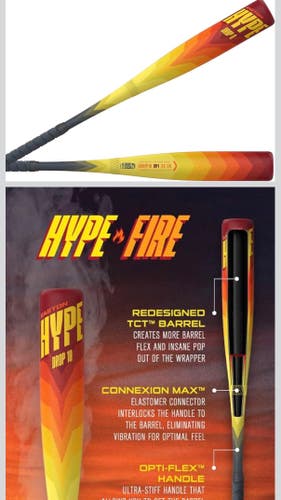 2024 Easton Hype Fire Composite USSSA Certified Bat (-8) 22 oz 30" (Used)