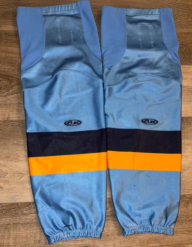 TOLEDO WALLEYE  GAME WORN SOCKS SIZE LARGE