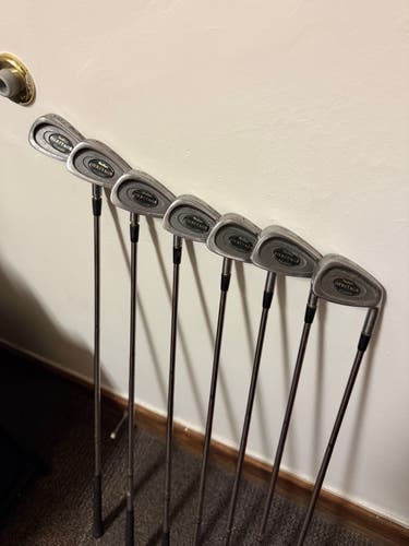 1990's MacGregor Heritage Classic Oversize Stainless Steel Iron Set (3-9)
