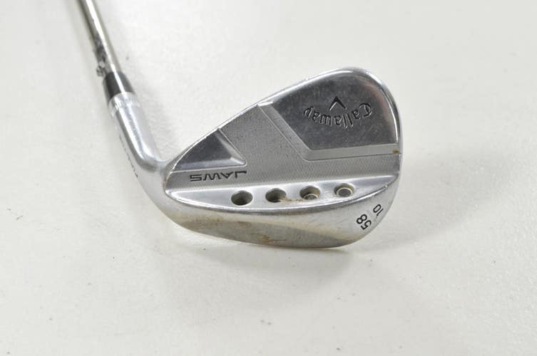 Callaway Jaws Full Toe Raw Face 58*-10 Wedge Recoil F3 Regular Graphite # 217794