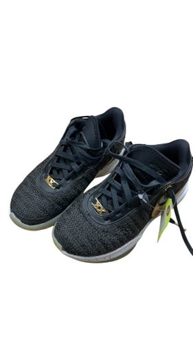 Nike LeBron XX GS Basketball Shoes Black/Gold Size 3.5
