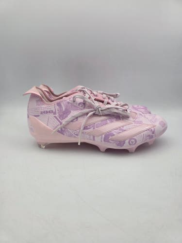 Adizero Electric II Currency Neutral Pink Football Cleats JQ6683 Men’s Size 8.5
