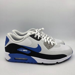 Nike Air Max 90 G White Royal Blue Black Golf Shoes Men's Size 12.5 DX5999-141