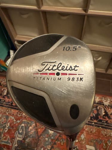 Men's Titleist 983 K Right Handed Driver Stiff Flex 10.5 Loft Graphite Shaft (Used)