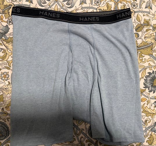 Hanes Blue and Black set of 2 Boxer Briefs Size XXL Bundle(Used)