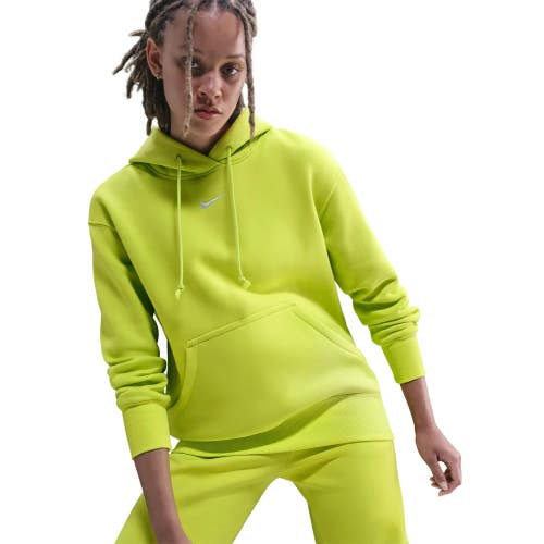 Nike Sportswear Phoenix Fleece Hoodie Womens Cyber Sail Fleece Oversized JAX2037