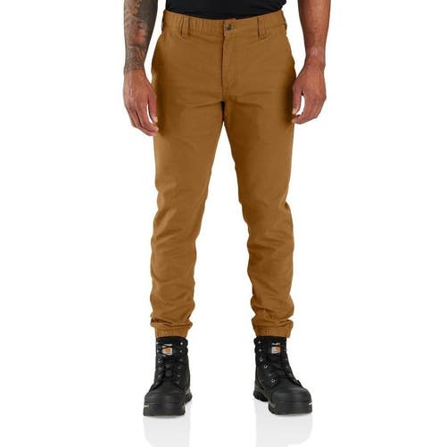 Carhartt Rugged Flex Jogger Pants Men's Brown Tapered Leg Relaxed Fit JAX2055