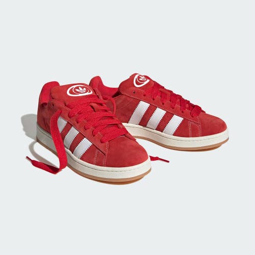 Adidas Campus 00S H03474 Sneakers Men's US 9 Red Leather Lifestyle Shoes RHS9315
