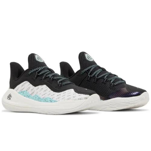 Under Armour Curry 11 3026619-101 Boys US 6.5 Black Basketball Shoes RHS9292