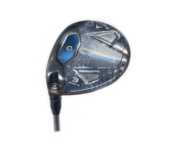 LH Callaway Paradym Ai Smoke Max D 15* 3 Wood Aldila Ascent 40 Ladies Flex