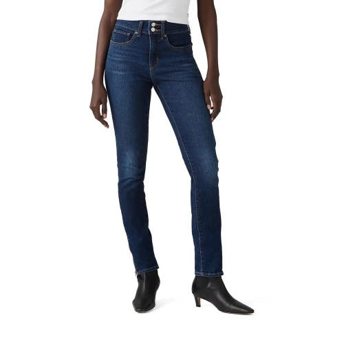 Levi's 311 Jeans Women's 28x30 Blue Denim Dark Wash Mid-Rise Skinny Leg PALL350