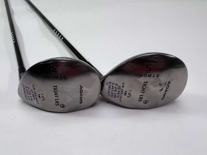 Adams Tight Lies 1998 3 & 5 Fairway Wood Set 13* | 19* Regular Graphite Mens RH