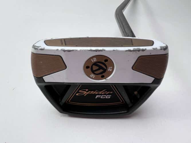 TaylorMade Spider FCG Single Bend Putter 34" SuperStroke Claw 2.0 Mens RH