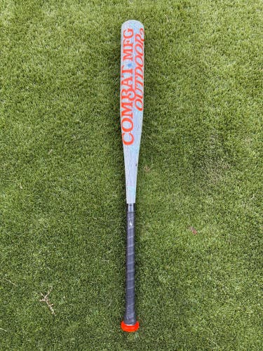 2026 Combat "SHOOTERS SHOOT" MFG Spec A1 Alloy BBCOR Certified Bat (-3) 30 oz 33" (Like New)
